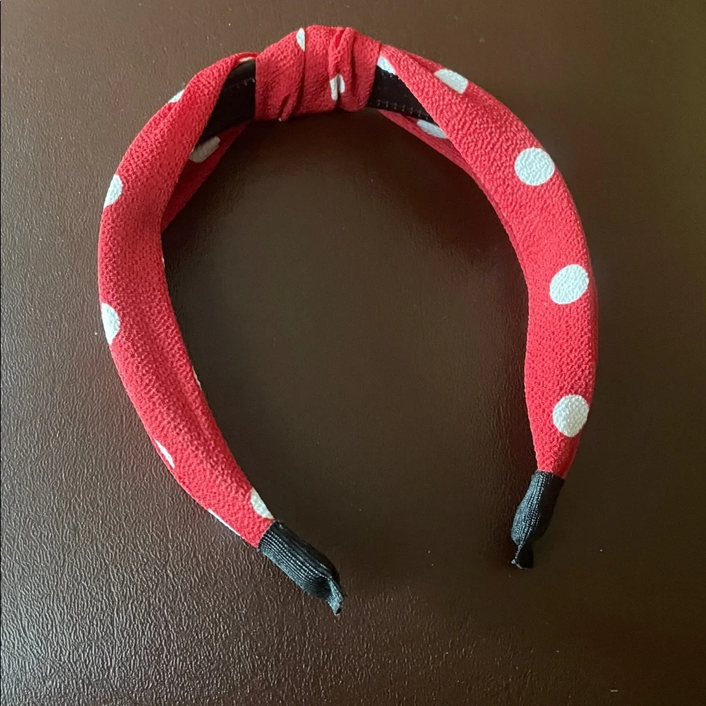 Red Polka Dot Headband